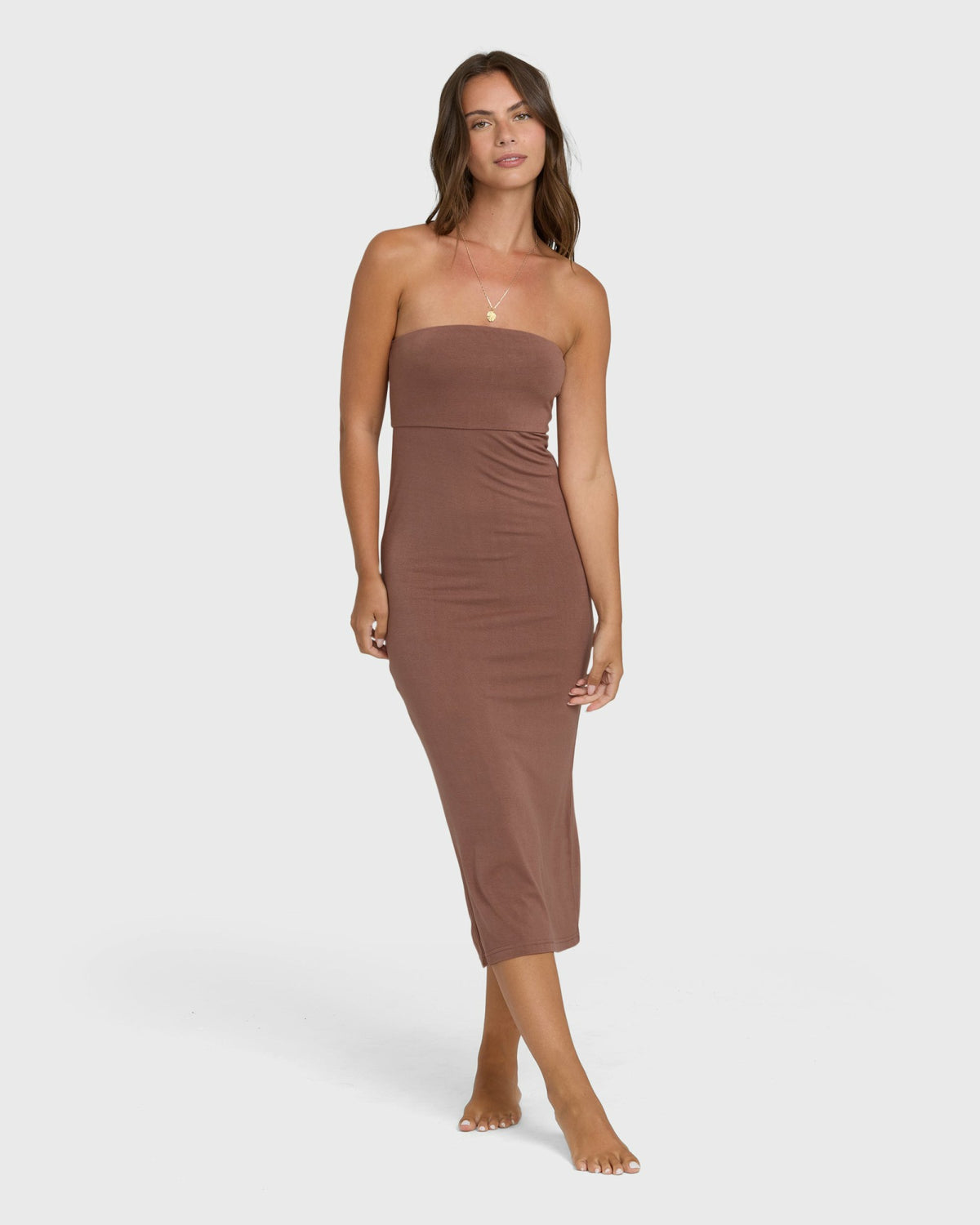 Billabong Women's Lily Midi Knit Dress - Black Stone