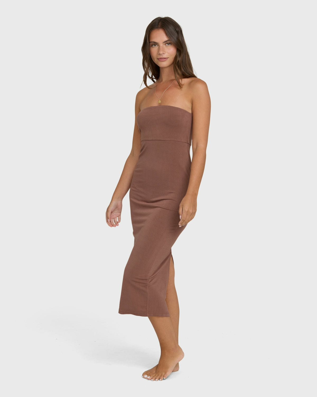 Billabong Women's Lily Midi Knit Dress - Black Stone
