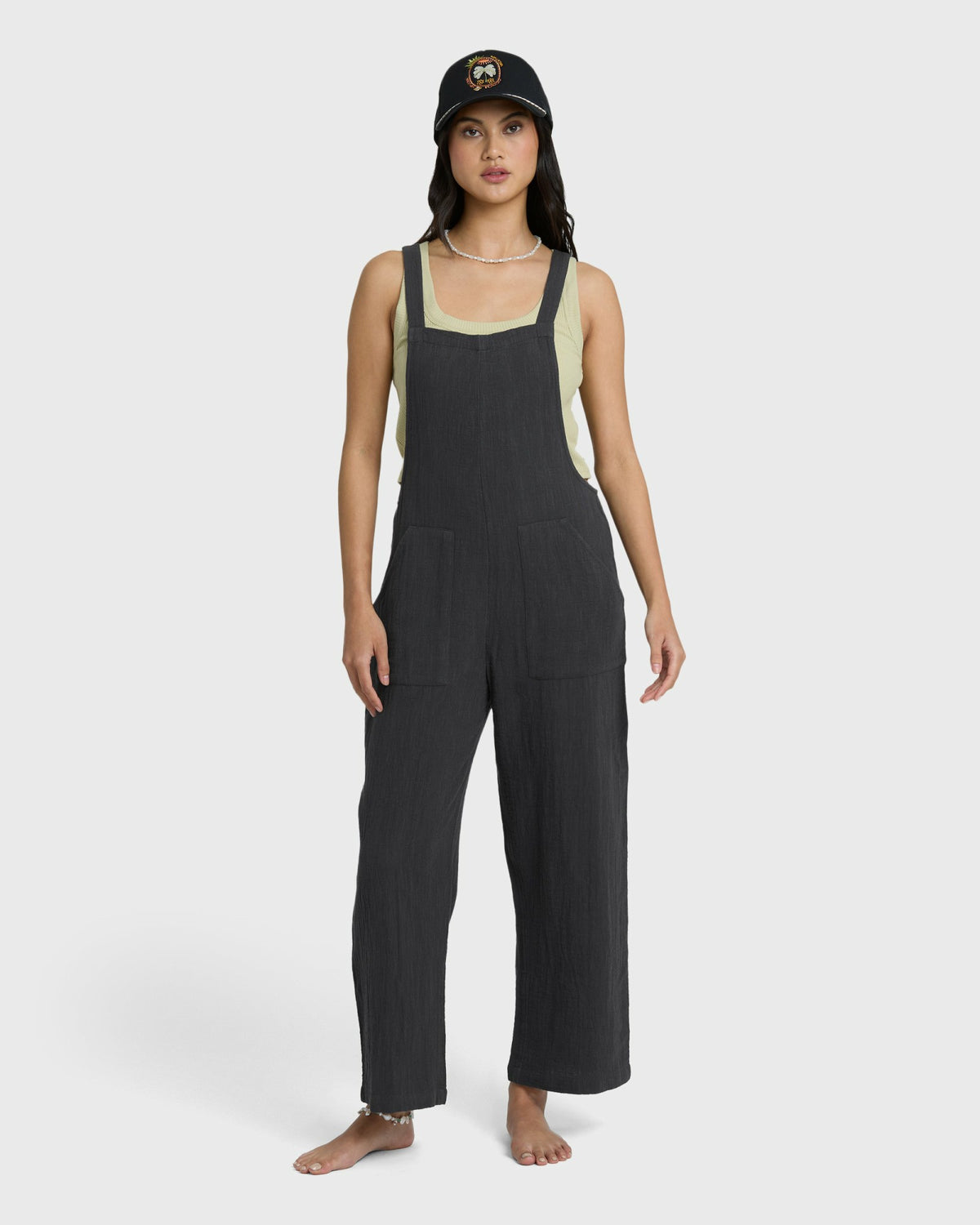 Billabong Women's Pacific Time Jumpsuit - Black Sands