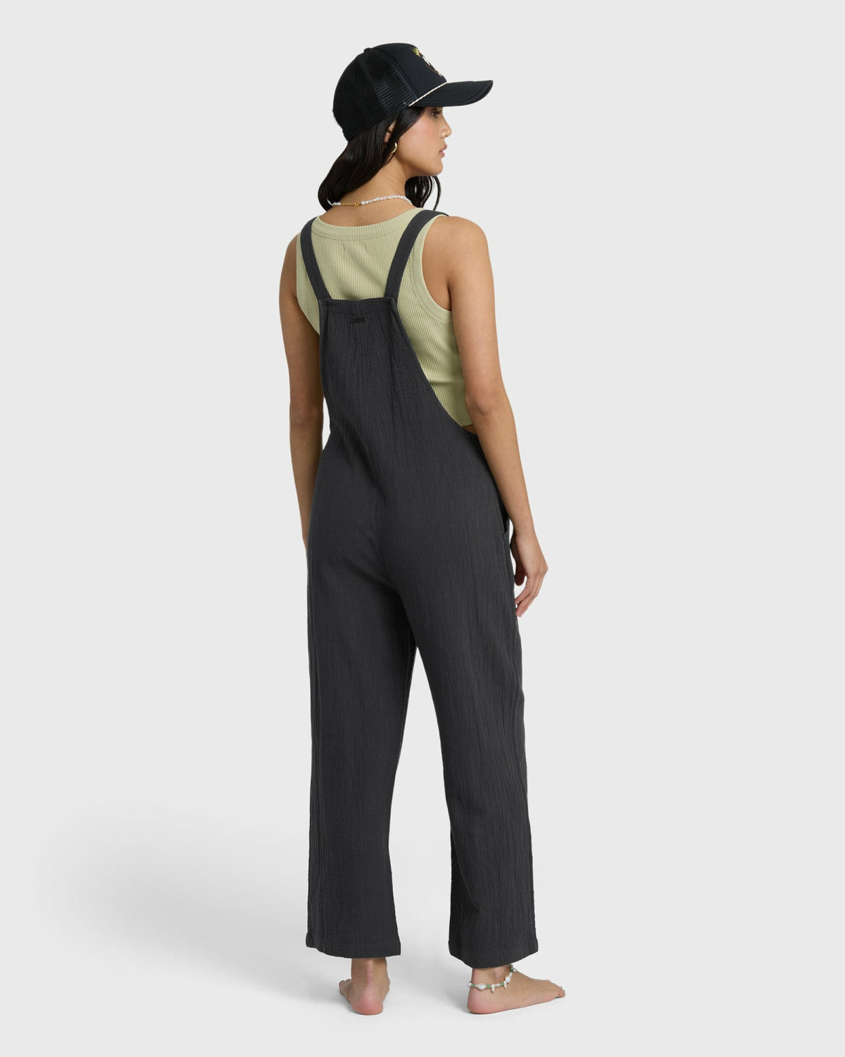 Billabong Women's Pacific Time Jumpsuit - Black Sands