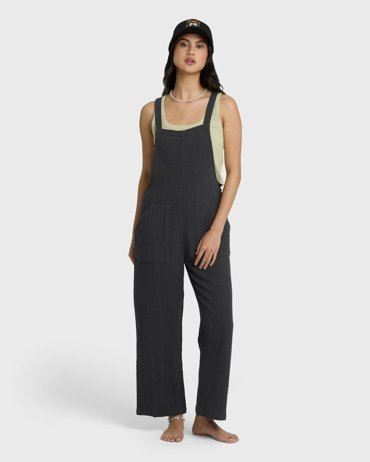 Billabong Women's Pacific Time Jumpsuit - Black Sands
