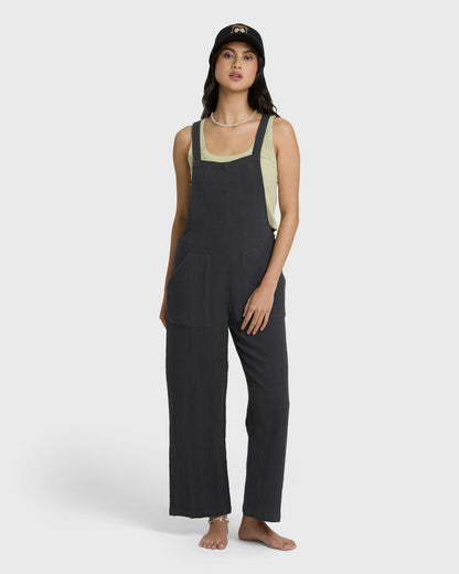 Billabong Women's Pacific Time Jumpsuit - Black Sands