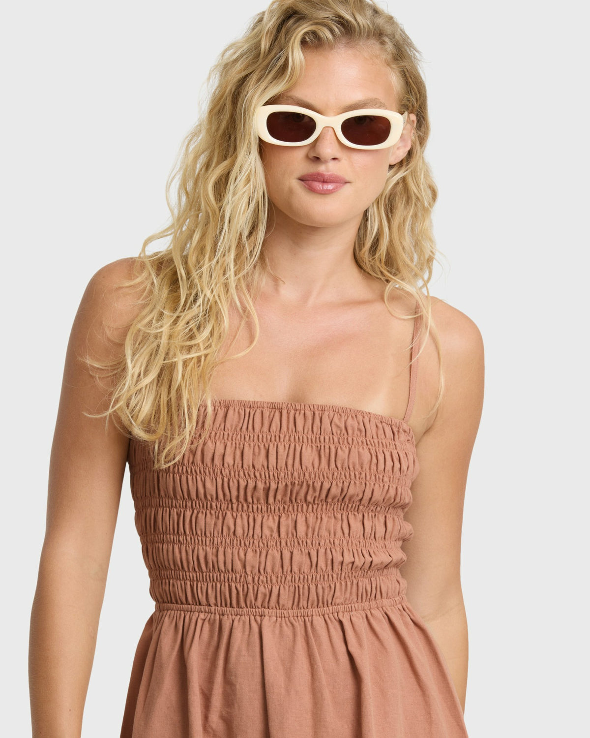 Billabong Women's Suns Out Mini Dress - Sugar Almond