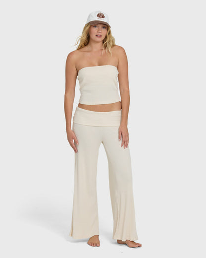 Billabong Women's Sweet Coast Beach Pants - White Cap