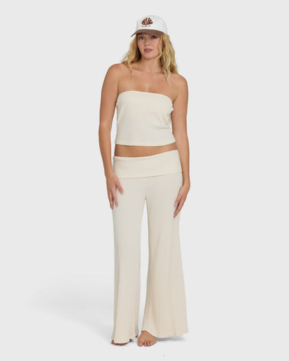 Billabong Women's Sweet Coast Beach Pants - White Cap