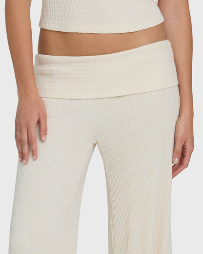 Billabong Women's Sweet Coast Beach Pants - White Cap