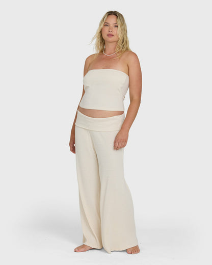 Billabong Women's Sweet Coast Beach Pants - White Cap