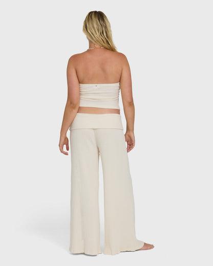 Billabong Women's Sweet Coast Beach Pants - White Cap