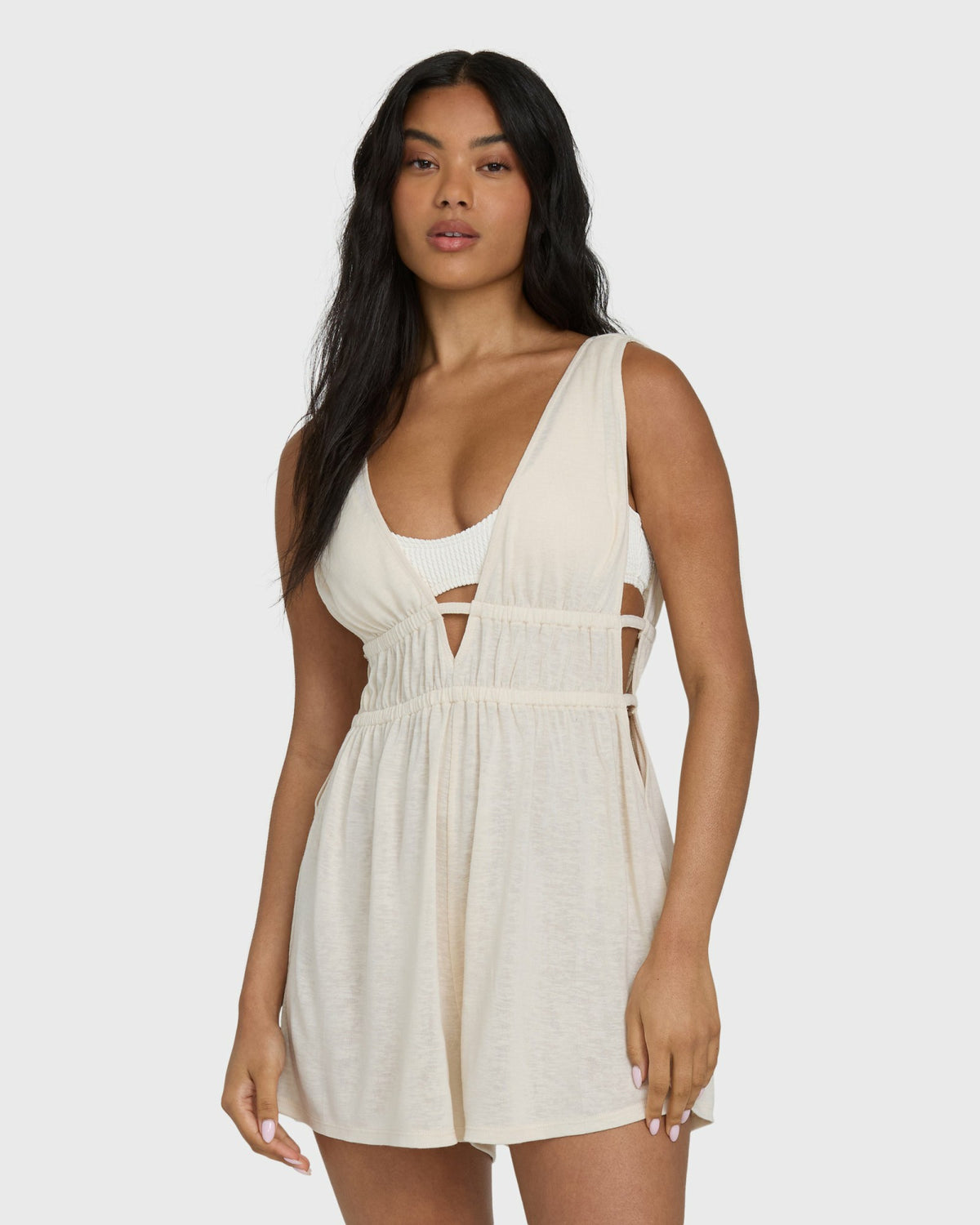 Billabong Women's Golden Sun Romper - White Cap