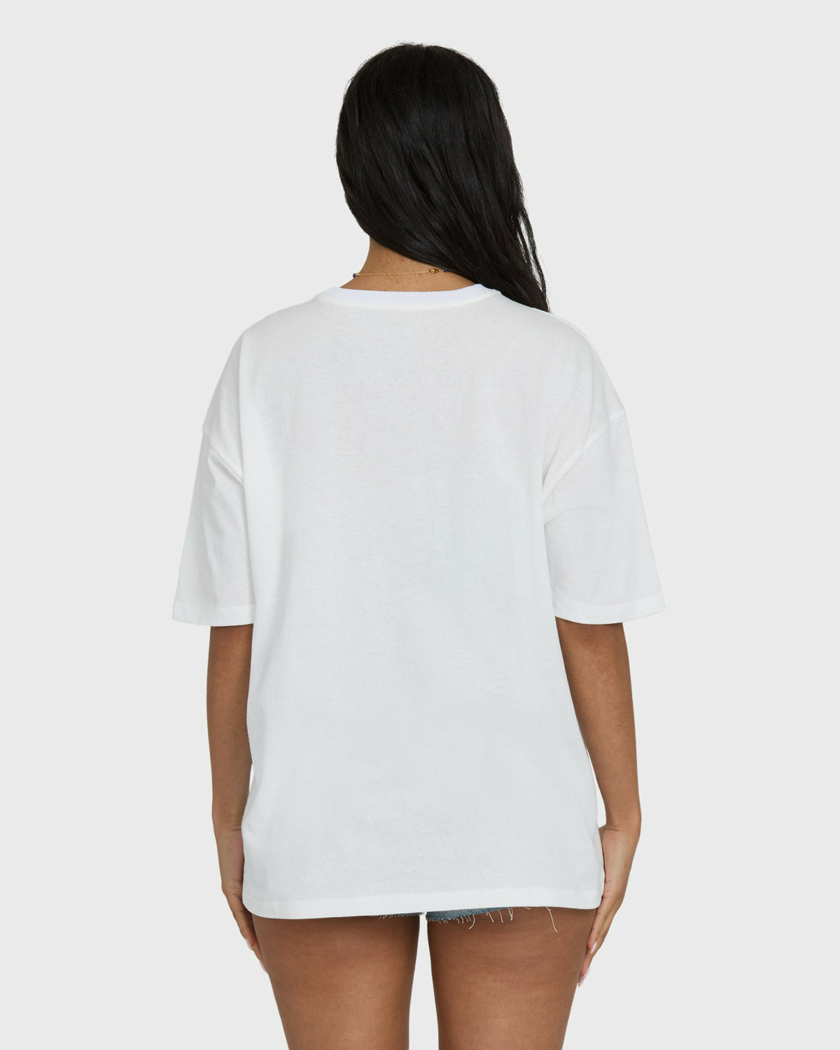 Billabong Women's Freshest Pick Short Sleeve Knit T-Shirt - Salt Crystal