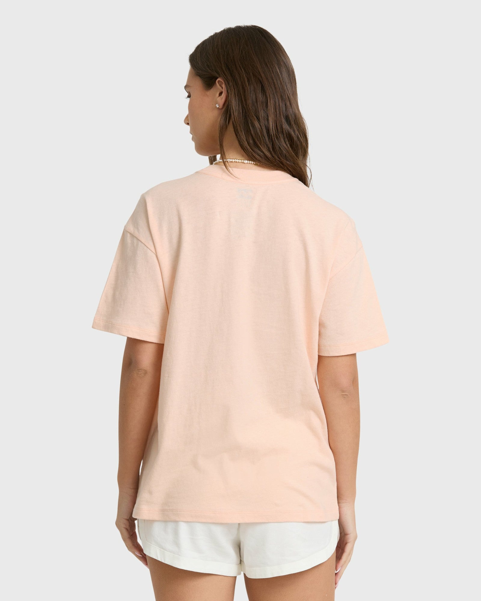 Billabong Women's Make A Splash Short Sleeve Cotton Graphic T-Shirt - Cherry Blossom