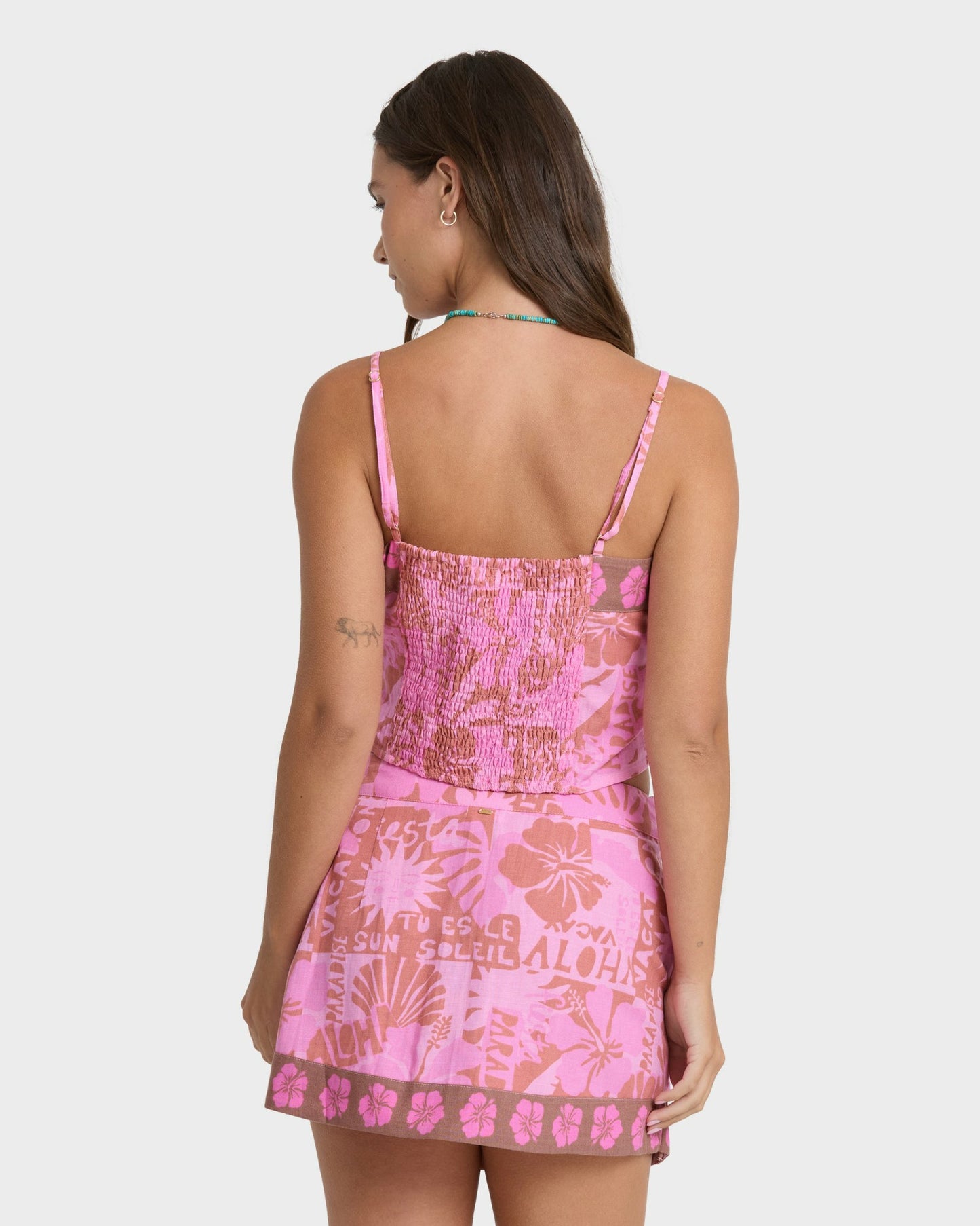 Billabong Women's Sun Faded Tank Top - Party Pink