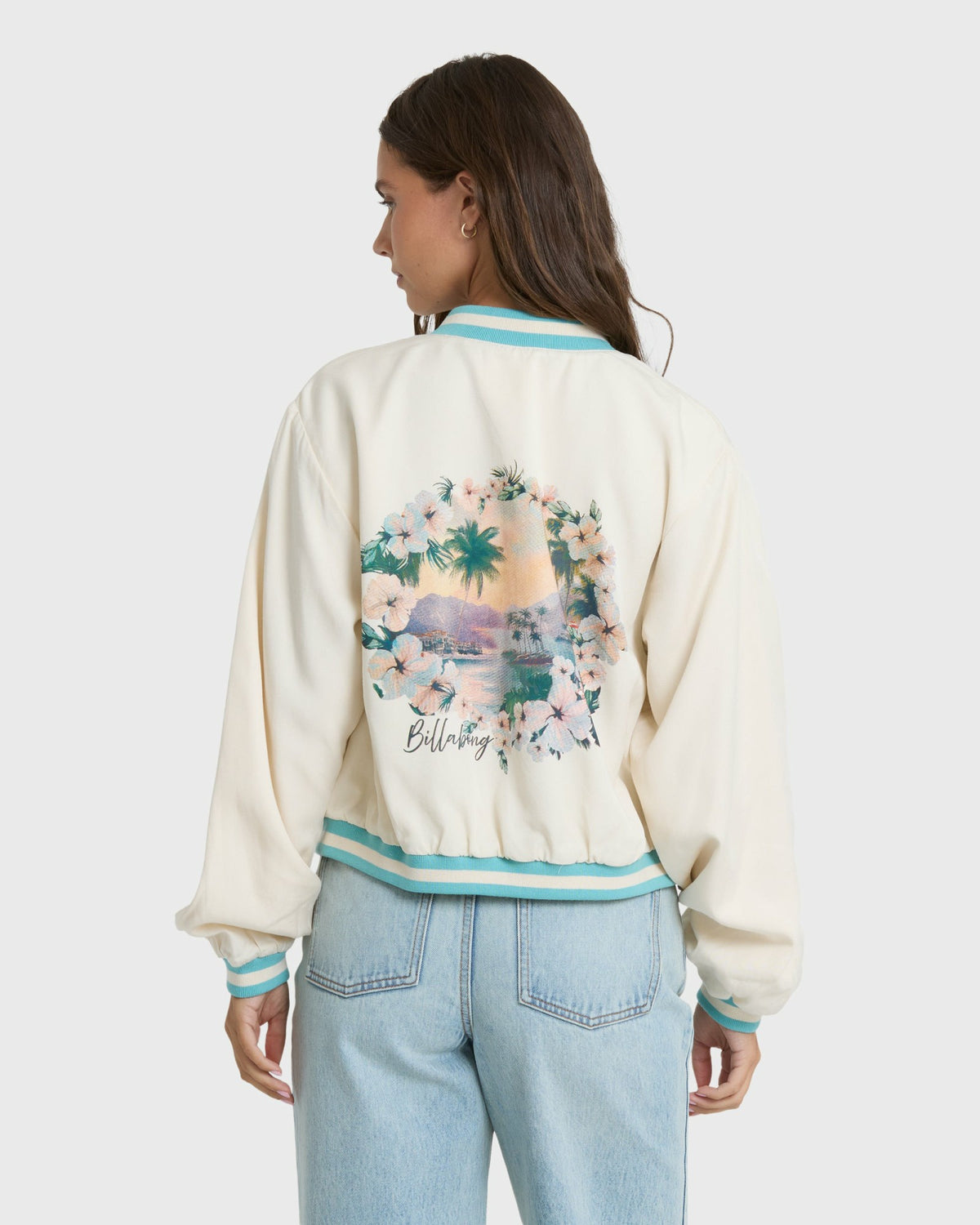 Billabong Women's Sea Friends Bomber Jacket - White Cap