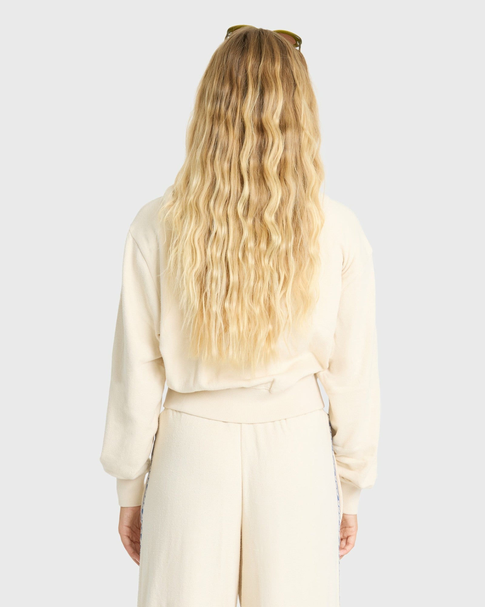 Billabong Women's Palm 73 Zip-Up Hoodie - White Cap