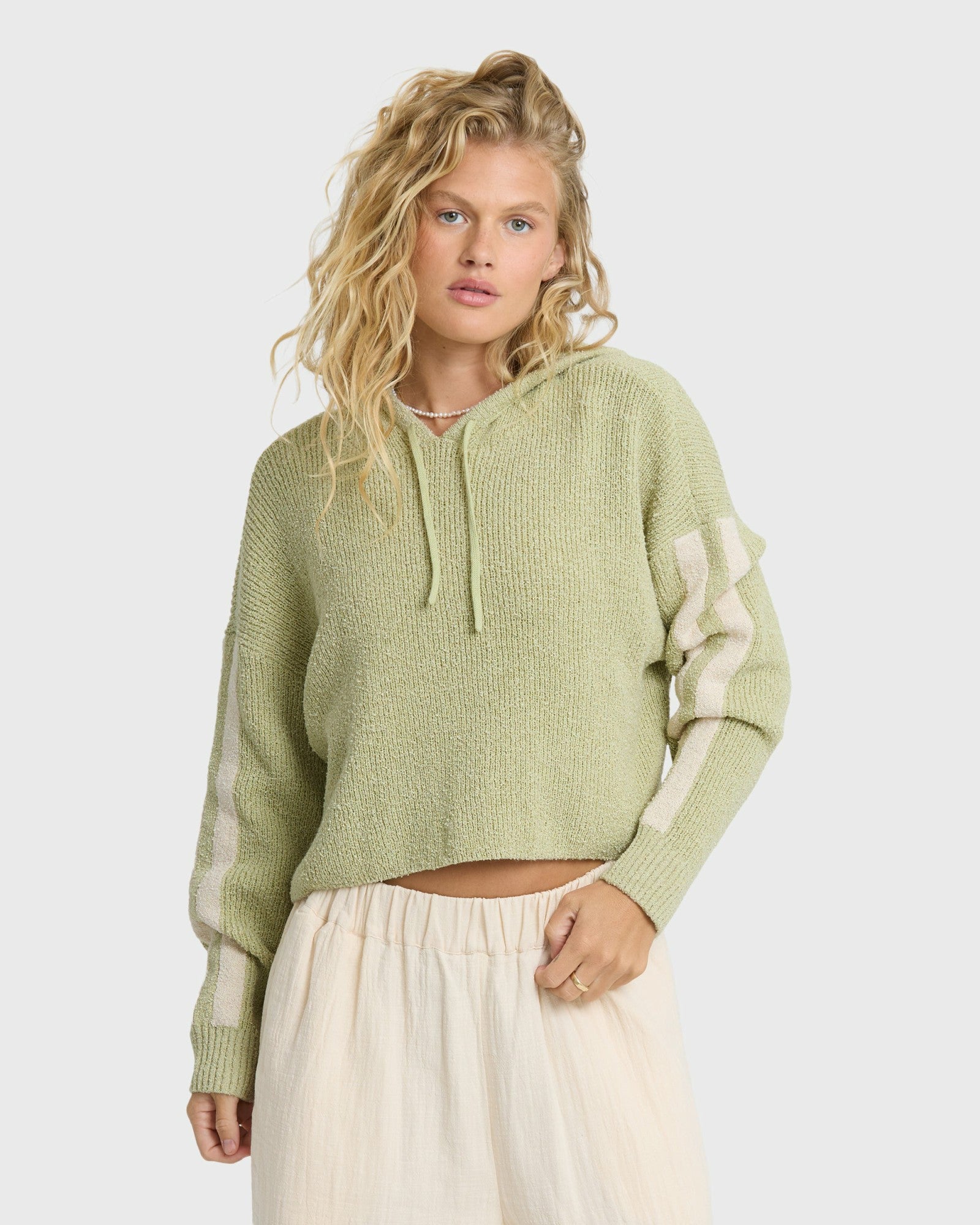 Billabong Women's Dawn Pullover Hoodie - Smoke Green