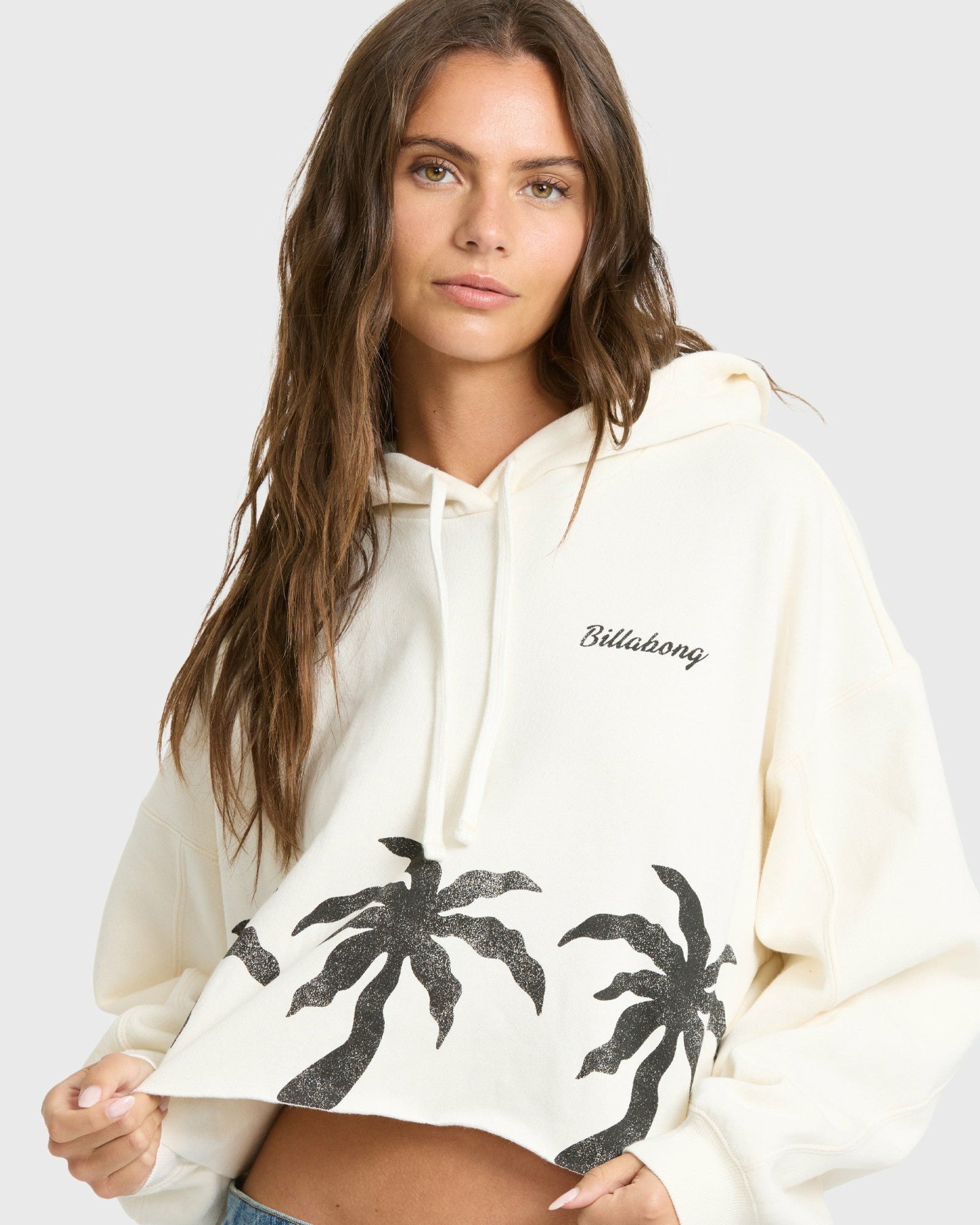 Billabong Women's Spring Break Pullover Hoodie - Salt Crystal