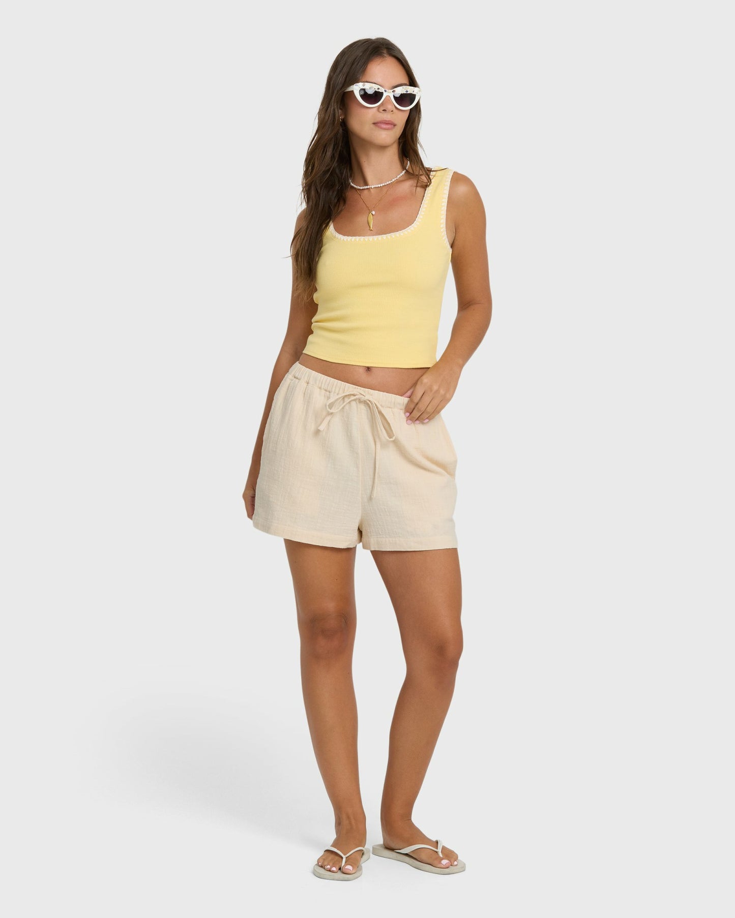Billabong Women's Wanderer Woven Shorts - Dove