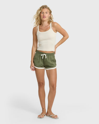 Billabong Women's Road Trippin Woven Shorts - Canteen