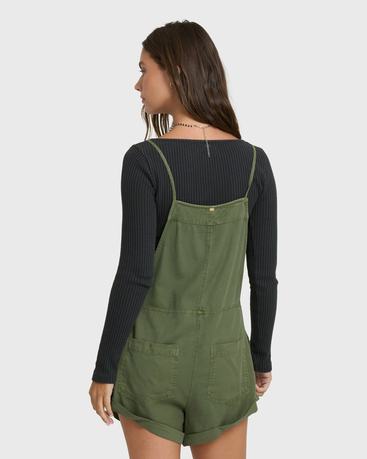 Billabong Women's Wild Pursuit Overall Romper - Canteen