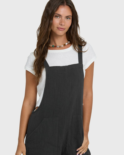 Billabong Women's Pacific Time Jumpsuit - Black Sands
