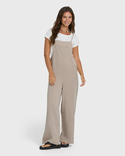 Billabong Women's Best Ever Jumpsuit - Cobblestone