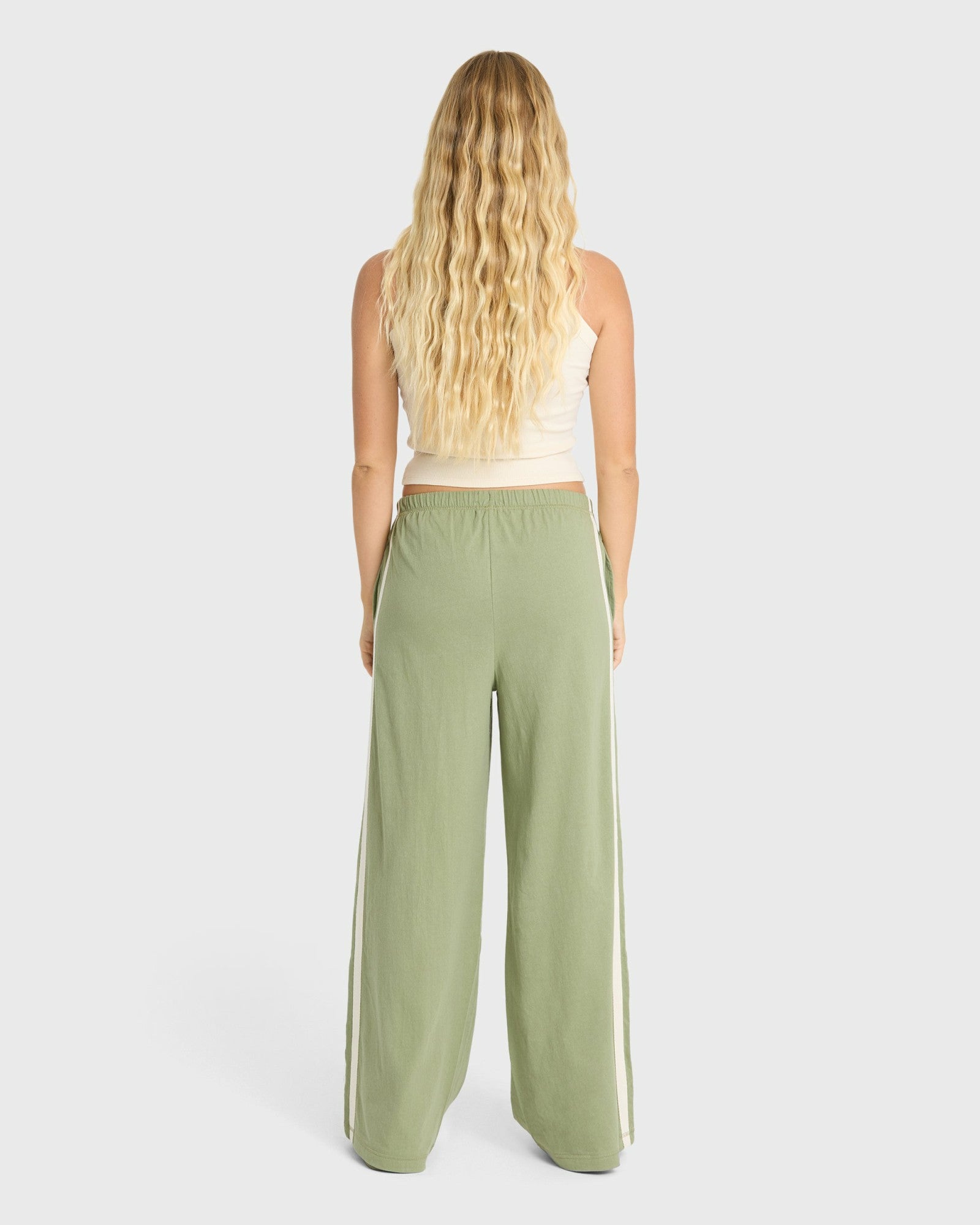 Billabong Women's Wave Stamp Knit Pants - Army Green