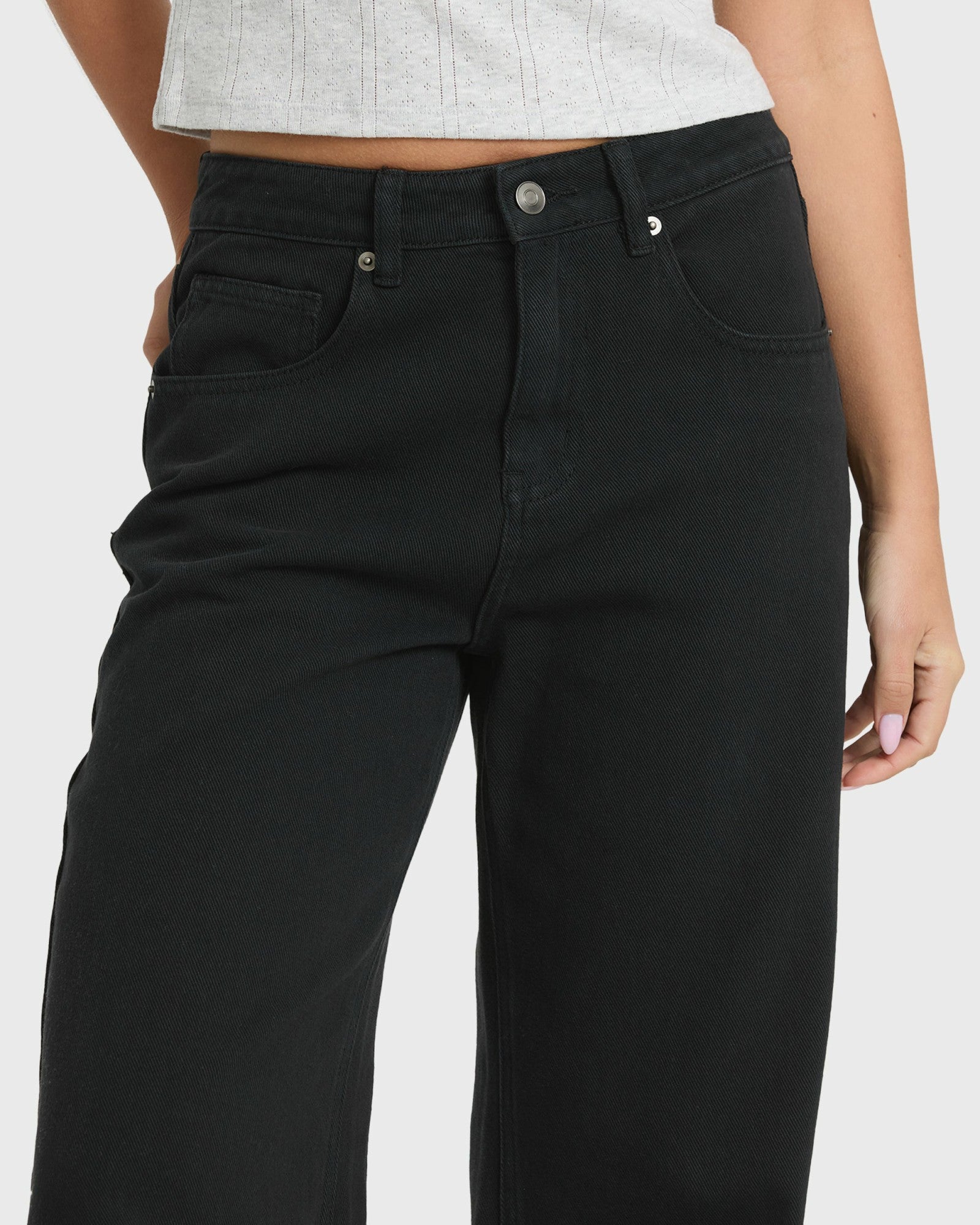 Billabong Women's Free Fall Flare Jeans - Black