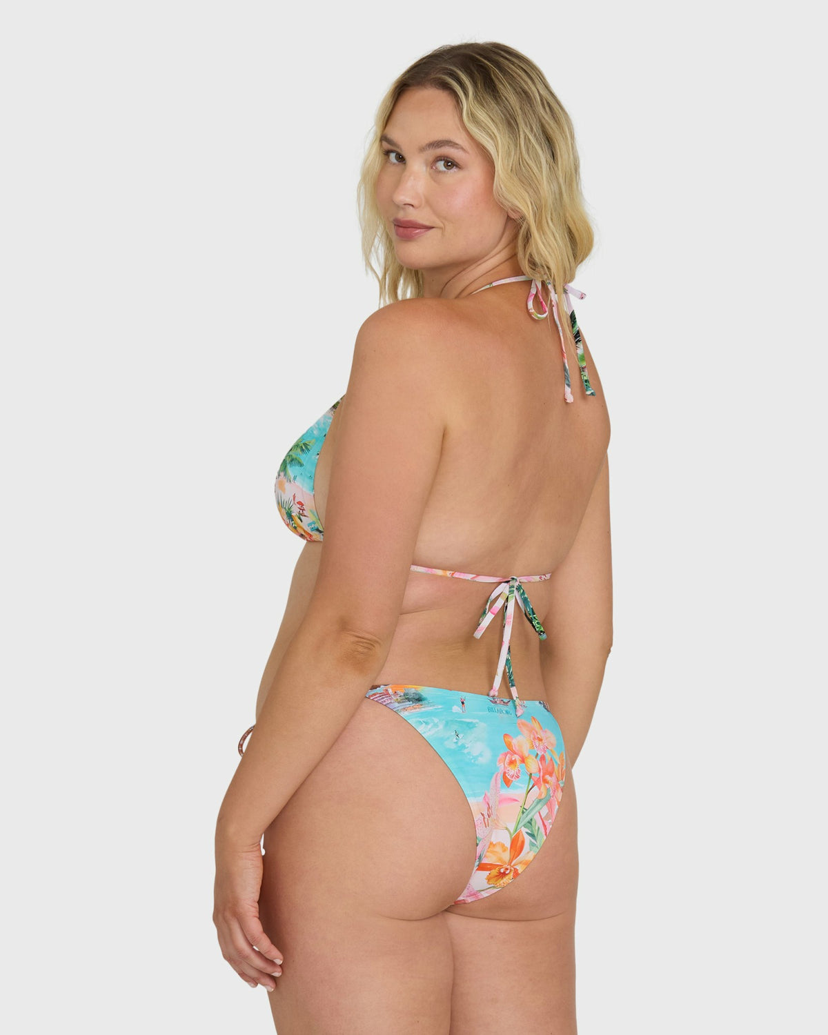 Billabong Women's Paradise Sun Remi Triangle Bikini Top - Ocean Spray