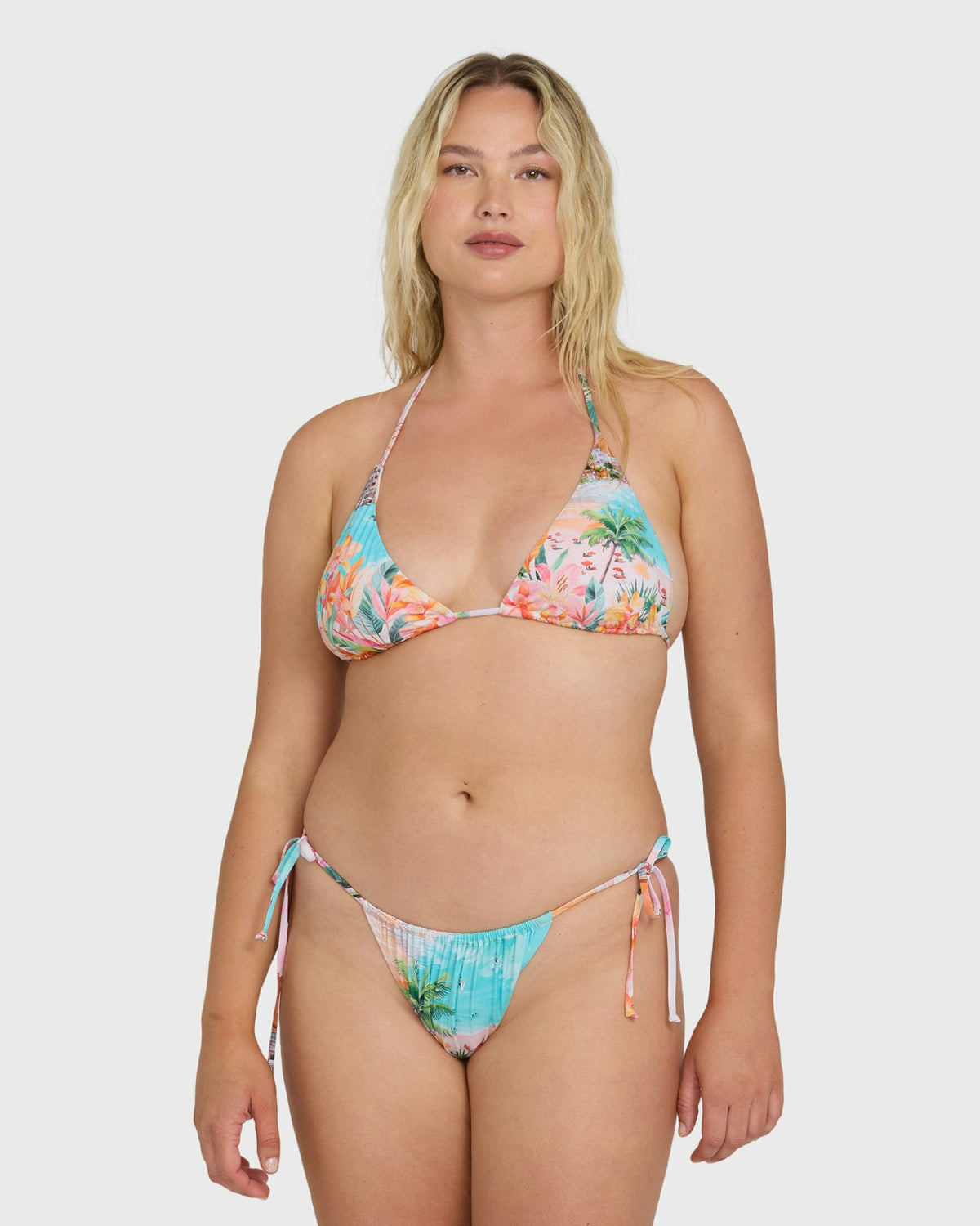 Billabong Women's Paradise Sun Low Tide Bikini Bottoms - Ocean Spray