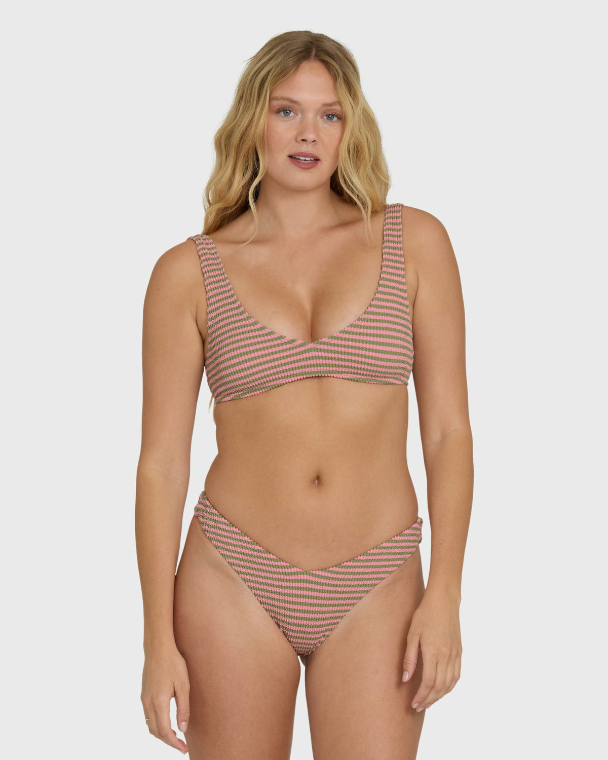 Billabong Women's Summer Hawaii Jesse Tank Bikini Top - Cedar