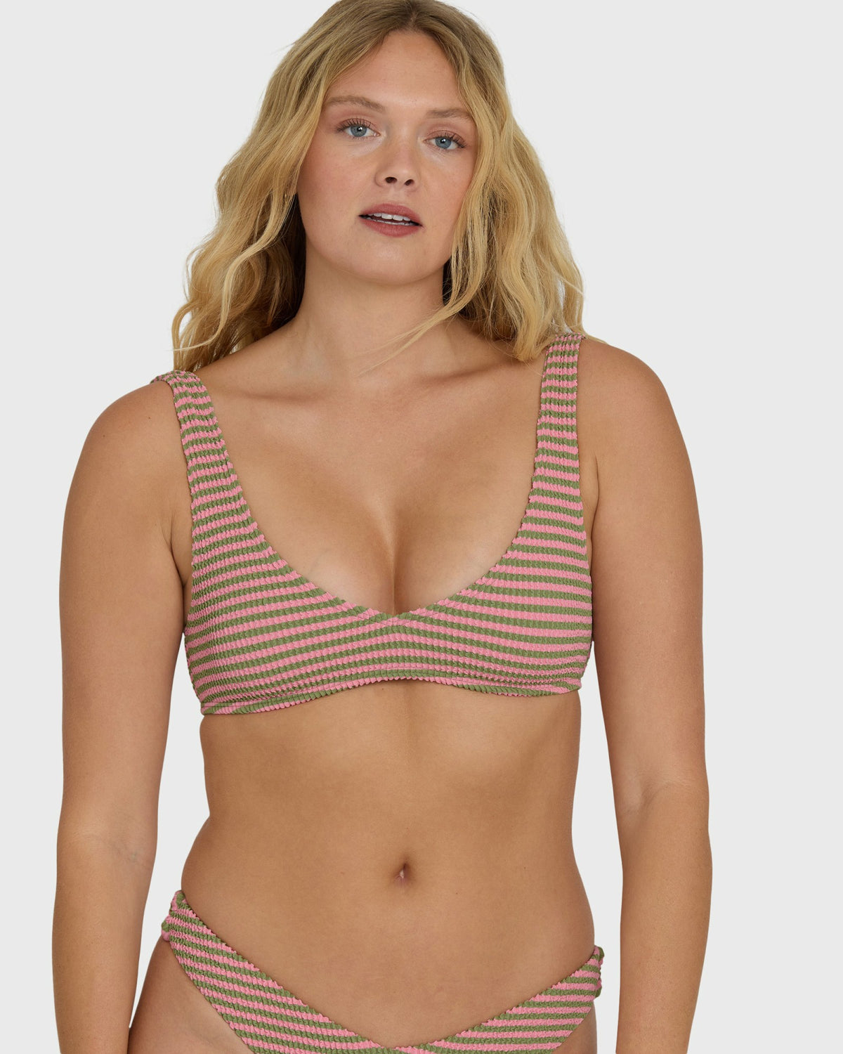 Billabong Women's Summer Hawaii Jesse Tank Bikini Top - Cedar
