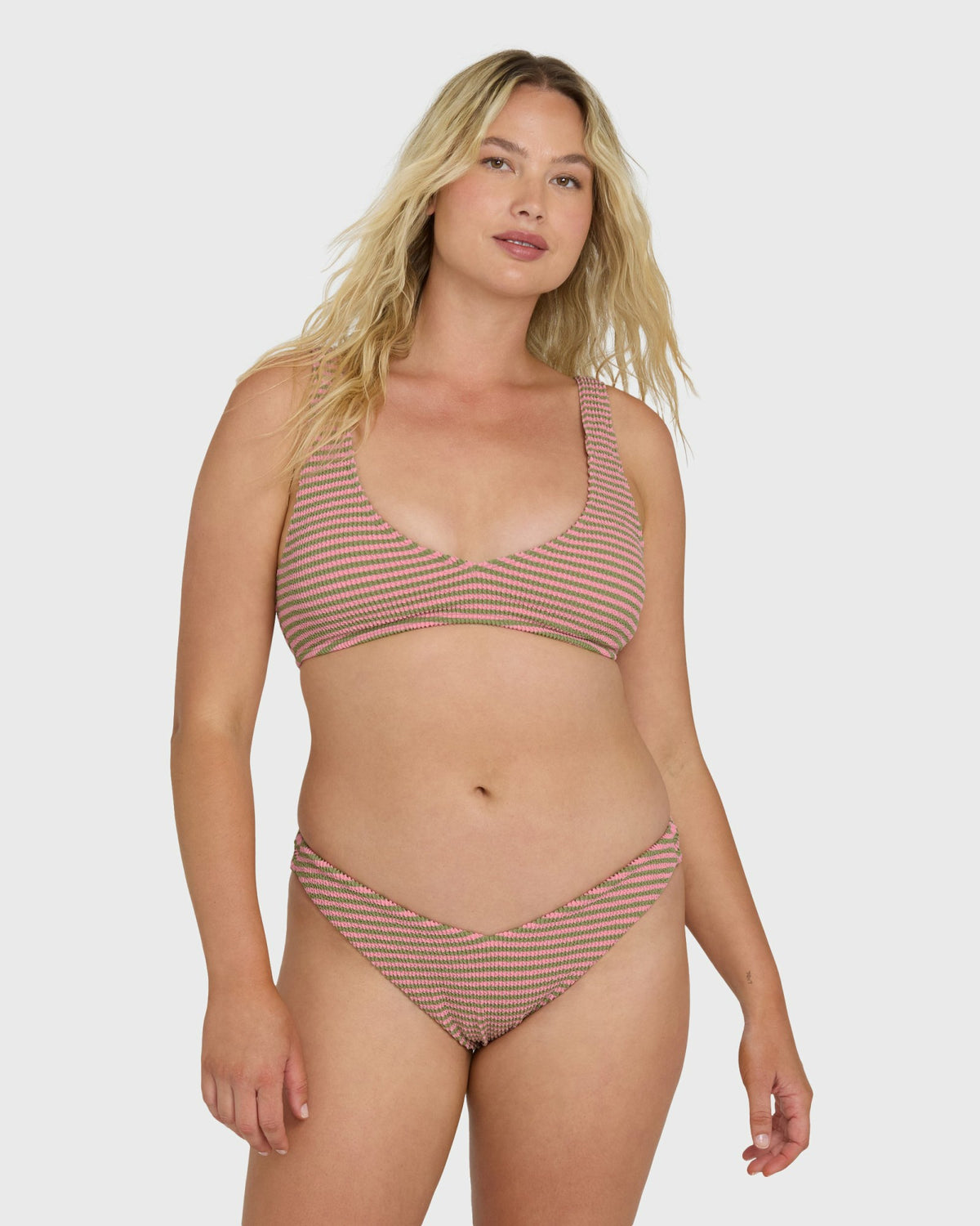Billabong Women's Summer Hawaii Jesse Tank Bikini Top - Cedar
