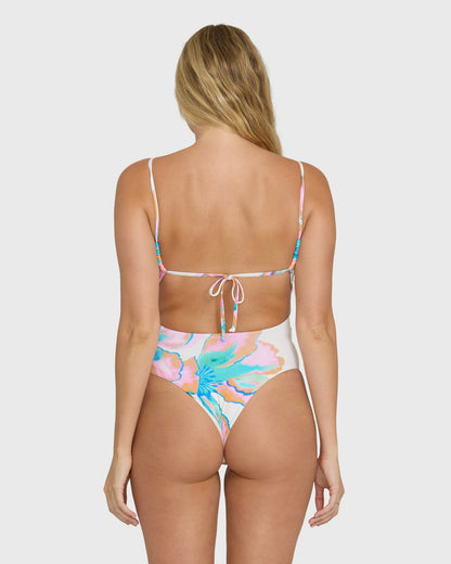 Billabong Women's Sweet Escape Sloane One Piece Swimsuit - Salt Crystal