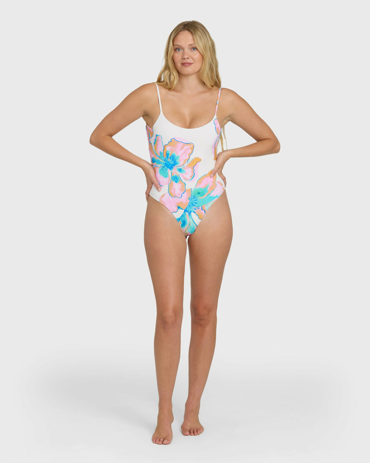 Billabong Women's Sweet Escape Sloane One Piece Swimsuit - Salt Crystal