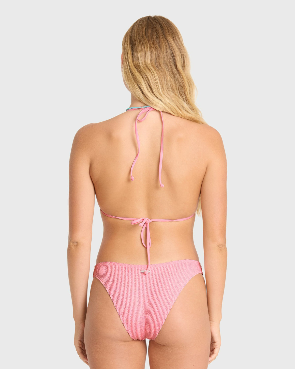 Billabong Women's Summer Hi Hike Bikini Bottoms - Pink Sand