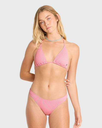 Billabong Women's Summer Hi Hike Bikini Bottoms - Pink Sand