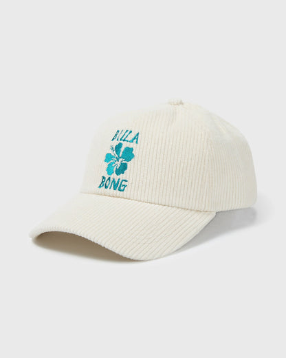 Billabong Women's Corduroy Dad Cap Hat - Salt Crystal