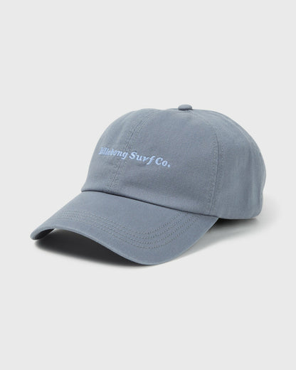 Billabong Women's Curved Bill Dad Cap Hat - Blue Smoke