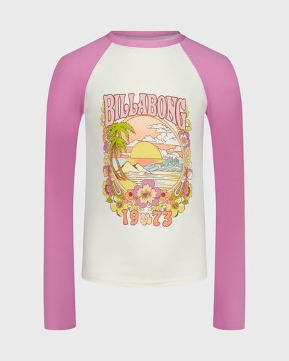 Billabong Women's Girls Sweet Ride Long Sleeve Rashguard