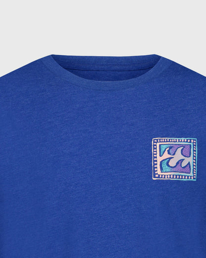 Billabong Women's Little Boys Crayon Wave Short Sleeve T-Shirt
