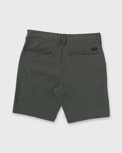 Billabong Men's Crossfire Submersible 19\" Amphibian Hybrid Shorts - Asphalt