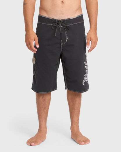 Billabong Men's Temple Pro 22\" Boardshorts - Black