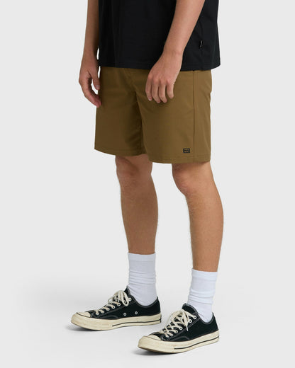 Billabong Men's Surftrek Touring Woven Shorts - Vintage Khaki