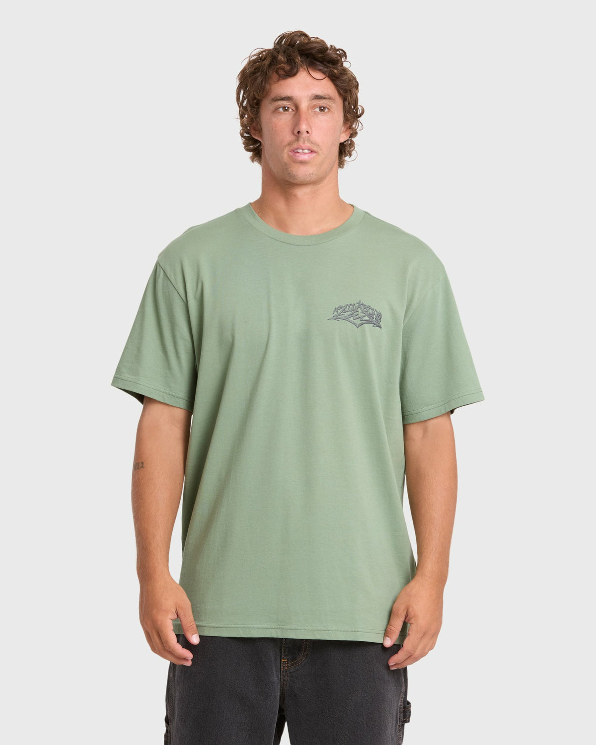 Billabong Men's Reverse Premium Short Sleeve Cotton T-Shirt - Hedge Green
