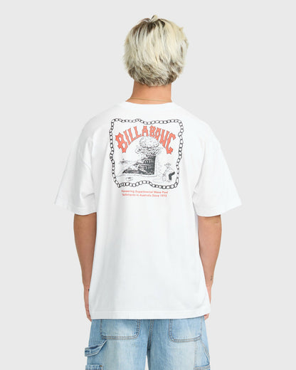 Billabong Men's Wave Pool OG Short Sleeve Knit T-Shirt - White