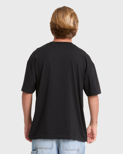 Billabong Men's Barb OG Short Sleeve Knit T-Shirt - Black