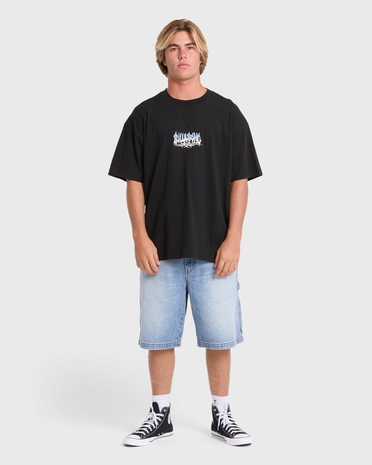 Billabong Men's Barb OG Short Sleeve Knit T-Shirt - Black