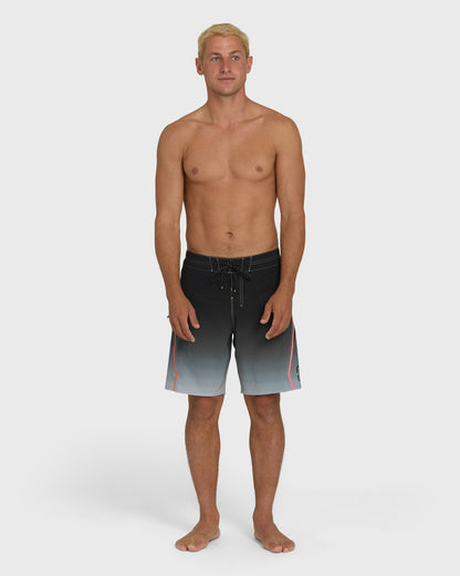 Billabong Men's Straddie Pro Hi 20\" Boardshorts - Pewter