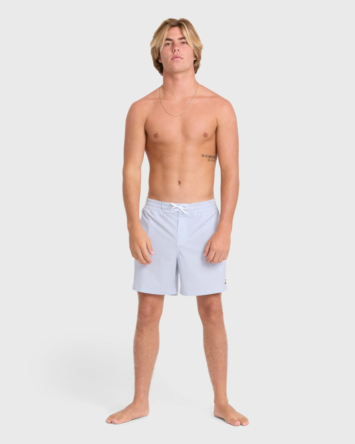 Billabong Men's Flip Garage Layback 16\" Swim Trunks - Blue Smoke
