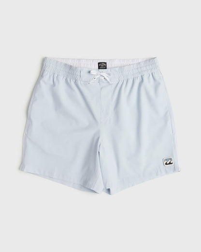 Billabong Men's Flip Garage Layback 16\" Swim Trunks - Blue Smoke